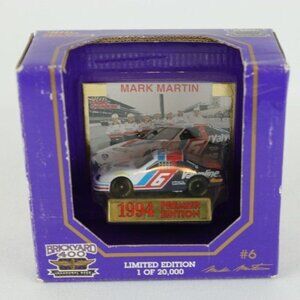 Racing Champions Mark Martin 1994 Premier Edition Brickyard 400 Inaugural Race